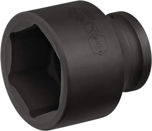 Vista 9 de Jetech Enchufe de impacto estándar de 1 pulgada con accionamiento de 3/4 de pulgada, fabricado con acero de aleación de cromo molibdeno, tratado