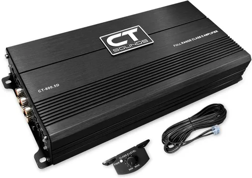 Vista 2 de CT Sounds CT-800.5D Amplificador de coche de 1000 vatios de rango completo clase D de 5 canales