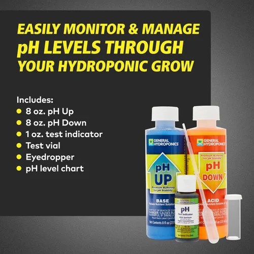 Vista 4 de Great White PRPSGW04 100049823 - Micorrizas de 4 onzas, 4 onzas y kit de control de pH hidropónico general para una solución equilibrada