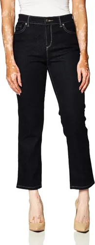 Vista 44 de Gloria Vanderbilt - Pantalones de mezclilla Amanda clásicos, de tiro alto y perneras cónicas petite para mujer Callisto
