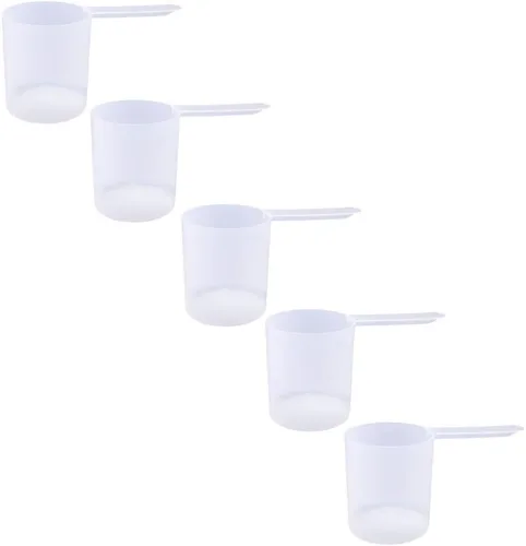 Vista 80 de Cuchara de plástico de mango largo, cucharas medidoras para polvos y gránulos, café, alimentos para mascotas, granos, proteínas, especias y otros
