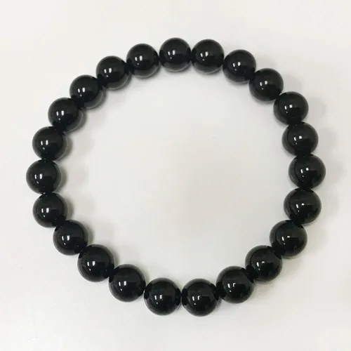 Vista 621 de Gem Avenue Handmade Round Bead Stretch Bracelet Unisex Natural Stone Beaded Jewelry for Men & Women, Elastic Wristband for Daily Wear