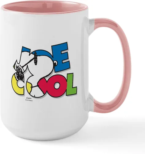 Vista 107 de CafePress SNOOPY Joe Cool - Taza de café de cerámica (15.0 fl oz)