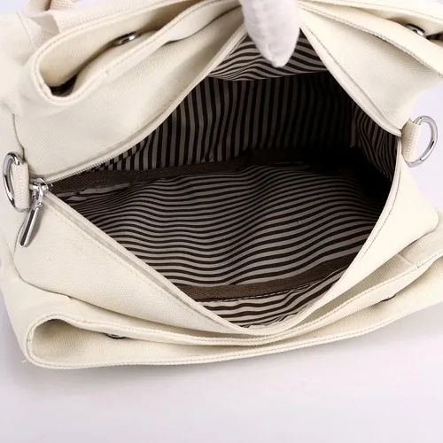 Vista 4 de Bolso de mano para mujer, bolso pequeño con estilo, mini bolso de mano, bolso de lona Hobo, bolso cruzado de moda, bolso de hombro, bolsa de viaje