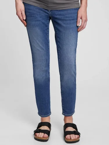Vista 4 de GAP Jeans ajustados con panel de inserción de maternidad para mujer