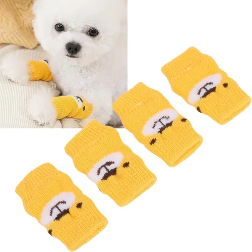 Vista 5 de Zerodis 4 protectores de codo de perro para mascotas, soporte para codo, calentadores de piernas para perros y gatos, manga de codo de perro