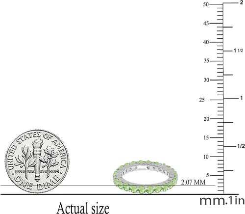 Vista 5 de Dazzlingrock Collection Anillo apilable de oro de 14 quilates de 1,00 quilates (quilates)
