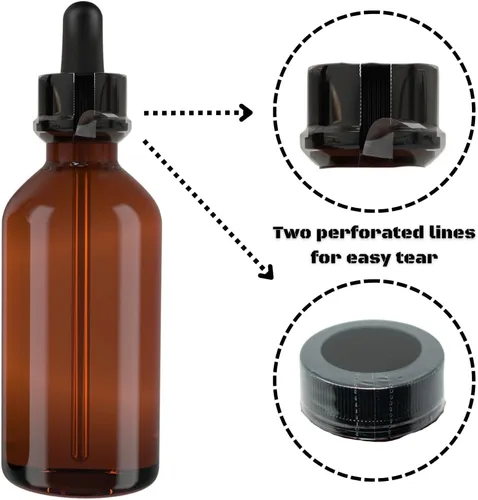 Vista 4 de Banda retráctil perforada blanca de 2.598 x 0.984 in para botellas, se adapta a 1 1/4" a 1 1/2" de diámetro - Paquete de 250