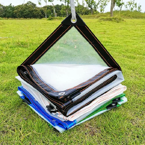 Vista 5 de Lona impermeable de plástico impermeable a prueba de viento cubierta al aire libre planta impermeable lona hoja 5X6m (tamaño: 3.2X3.2ft/1X1m)