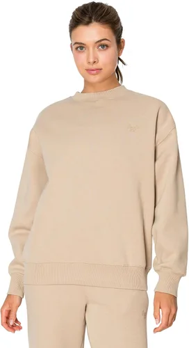 Vista 53 de Cali1850 Sudadera Cloud Nine Fleece Crew para mujer, ajuste relajado, cuello acanalado, puños y dobladillo