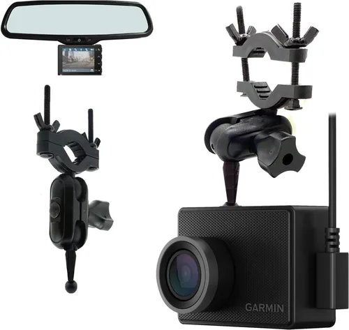 Vista 3 de AccessoryBasics - Kit de montaje para espejo retrovisor de coche para Garmin Dash Cam Mini 2 45 46 47 55 56 57 65 66 67 tándem / altavoz Plus