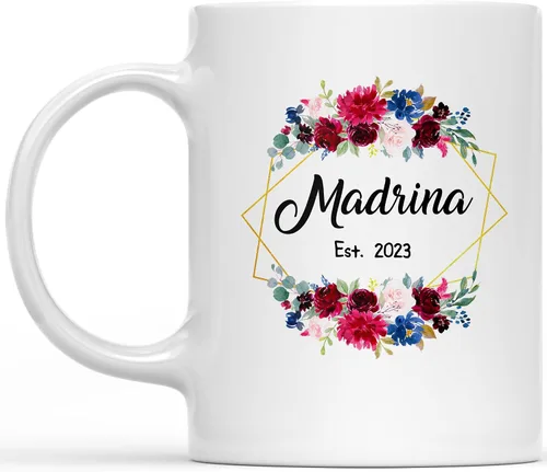 Vista 6 de Quieres Ser Mis Padrinos De Bautizo Madrina Regalos En Español Madrina Propuesta Quieres Ser Mi Madrina Padrino Taza De Café Padrinos De Bautizo