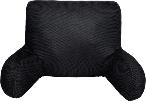 Vista 3 de Cojín lumbar de respaldo para sillón, suave y acogedor, cómodo respaldo de felpa, almohadilla de respaldo acogedor, almohada de lectura que alivia