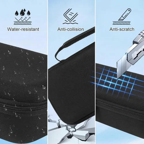 Vista 6 de GUTIAL Accessories kit for Legion Go - Black Accessories Bundle for Lenovo Legion Go with Carrying Case Protective Cover case and 2 Pack Screen