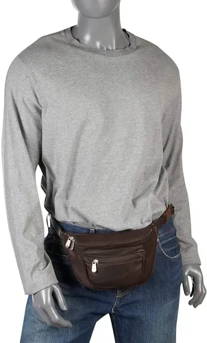 Vista 8 de Piel Leather Riñonera Travelers, Saddle, Riñonera Travelers