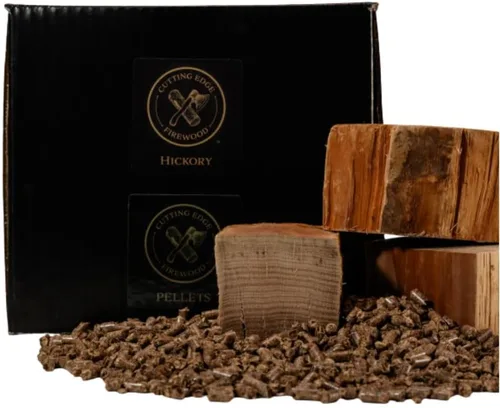 Vista 9 de Cutting Edge Firewood Briquetas de madera de manzano para barbacoa – Briquetas de ahumado de madera dura totalmente natural para parrillas
