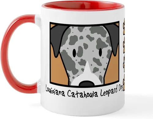 Vista 50 de CafePress Taza de café de cerámica Anime American Eskimo de 11 oz (11.0 fl oz)