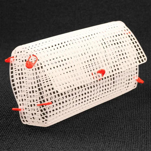 Vista 2 de EXCEART Juego de 12 hojas de lona de plástico para hacer bolsos, 15.7 x 14.4 in de malla resistente de plástico para manualidades, proyectos
