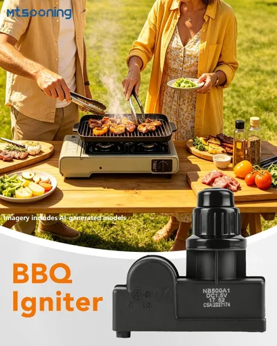 Vista 3 de Generador de chispas universal, 1 encendedor de botón de salida macho, repuesto de encendido de batería AA para Broil King, Broil-Mate, Sterling