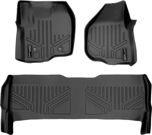 Vista 8 de MAXLINER Juego de alfombrillas de primera fila compatibles con Ford Excursion 2000-2005