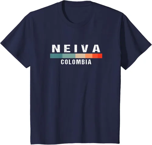 Vista 22 de Camiseta Neiva Colombia City Trip, Negro