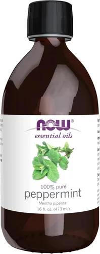 Vista 8 de Aceites esenciales NOW, aceite de menta, esencia de aromaterapia vigorizante, destilado al vapor, 100% puro, vegano, tapa a prueba de niños, 1 onza