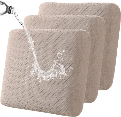 Vista 27 de Fuloon Fundas de Cojines para Sofá, Fundas de Cojines de Asiento Elásticas Estampadas, Fundas Protectoras Lavables para Muebles, para Sillón