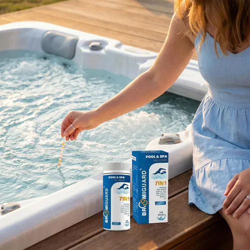 Vista 7 de BROMIGUARD Tira de prueba de piscina de 7 vías