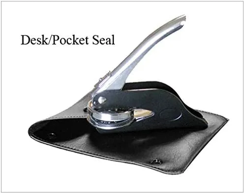 Vista 7 de Corpkit personalizado Hotstamp Thriftkit Corporate Kit con actas impresas y estatutos/acuerdo operativo, carpeta, funda, sello corporativo, Negro
