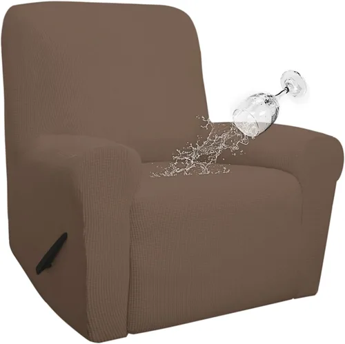 Vista 41 de Easy-Going - Funda 100 % impermeable doble para sofá reclinable, diseño jacquard, en 1 pieza, a prueba de derrames, para niños, mascotas, perros