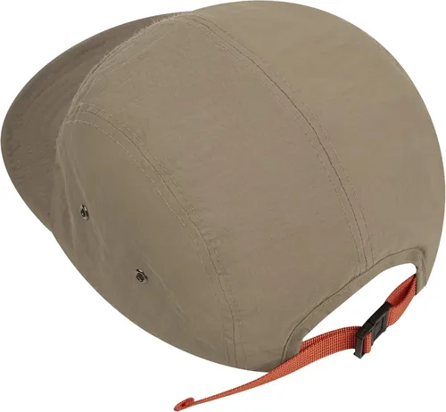 Vista 4 de CLAPE Gorra de béisbol de 5 paneles de camionero corto retro, gorra de béisbol informal con ala plana, gorra de árbitro para papá, gorra de sol