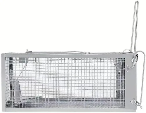Vista 6 de 1 trampa humana para ratas, trampa para roedores de ardilla para interiores y exteriores, para animales pequeños – ratones de ratón, hámsters, jaula