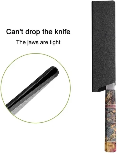 Vista 4 de Protectores de borde de cuchillo, 5, 6.5, 8, 9.5 pulgadas, funda protectora para cuchillo de chef (no incluido)