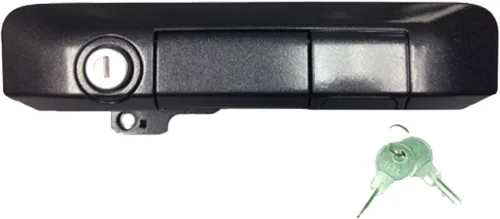 Vista 16 de Pop & Lock Cerradura manual de puerta trasera para Toyota Tacoma, Negro Arena Perla
