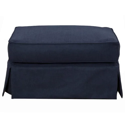 Vista 4 de Sunset Trading Horizon Ottoman, configurable, azul marino