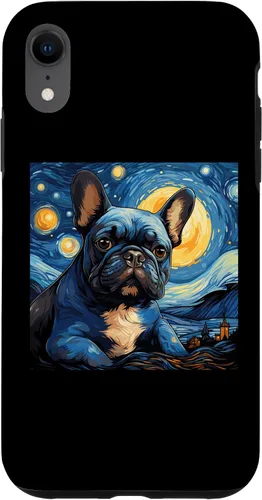 Vista 25 de Van Gogh Dog French Bulldog Case for iPhone 16