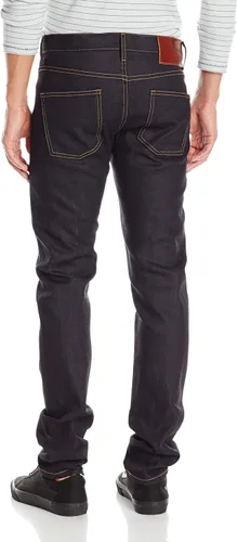 Vista 2 de Naked & Famous Denim Super Guy Jean en Deep Indigo Stretch Selvedge para hombre
