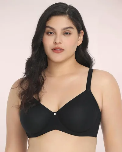 Vista 5 de HSIA Brasier minimizador para mujer, cobertura completa, brasier sin forro de talla grande con aros