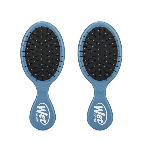 Vista 10 de Wet Brush - Cepillo desenredante Squirt, exclusivo de Amazon color aguamarina, mini desenredante, cerdas IntelliFlex ultrasuaves sin enredos
