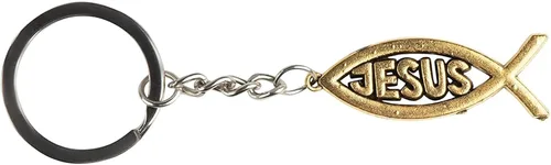 Vista 6 de Juvale Paquete de 24 llaveros de metal de Jesús, regalos cristianos para mujeres, llaveros religiosos a granel para recuerdos de fiesta