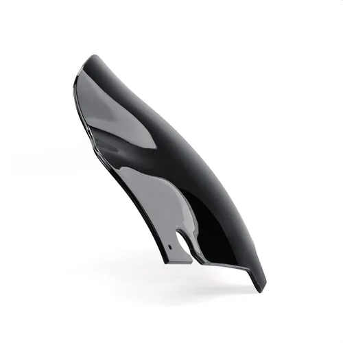 Vista 3 de Parabrisas de 6 pulgadas para Harley Davidson Touring Electra Glide Street Glide Tri Glide 1996-2013 Wave parabrisas (negro)