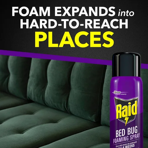 Vista 3 de Raid Bed Bug Killer - Espray espumoso, insecticida para interiores
