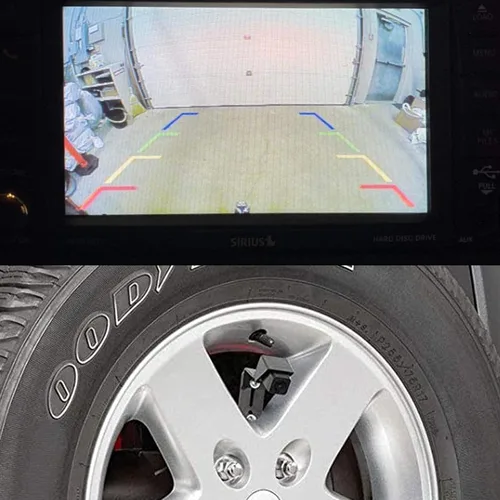 Vista 5 de EWAY Classic 2.0 Cámara de visión trasera inversa para Jeep Wrangler Compass Commander Liberty Patriot Grand Cherokee 2007-2018 Rubicon 2018-2020