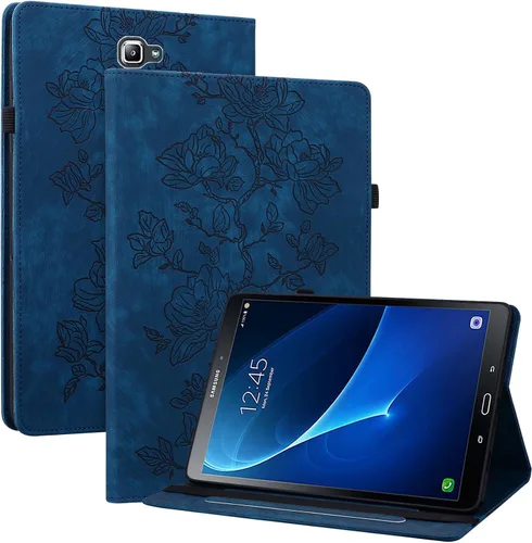 Vista 62 de Funda para Samsung Galaxy Tab S5e 10.5 2019 Modelo SM-T720/T725/T727, funda delgada de piel sintética con soporte multiángulo y soporte