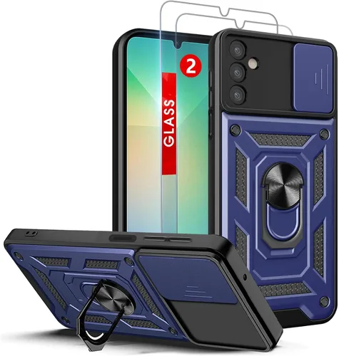 Vista 9 de Para Samsung Galaxy A13 5G Caso: Caja Del Teléfono Con Protector De Pantalla Para Samsung Galaxy A13 5G - Negro