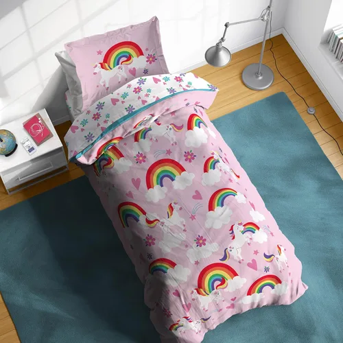 Vista 41 de Juego de edredón para niños Sunny Side Up incluye sábanas y fundas de almohada - Juego de cama suave y acogedor para una decoración elegante