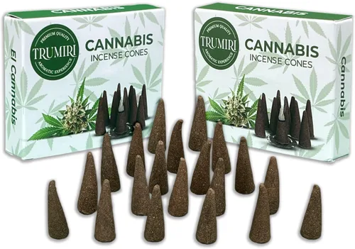 Vista 48 de TRUMIRI Incienso ámbar – Paquete de 20 conos (2 x 10) – Incienso de cono perfumado