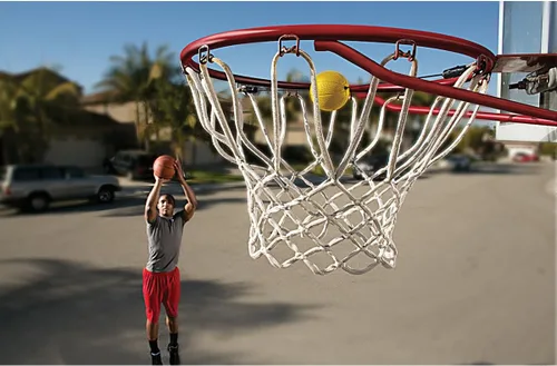 Vista 2 de SKLZ - Objetivo de entrenamiento de tiro de baloncesto, negro/amarillo