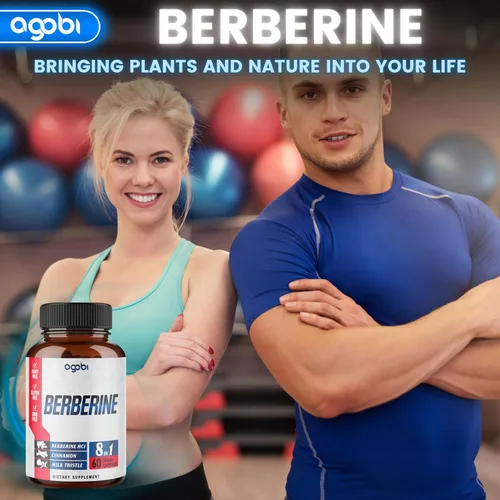 Vista 6 de Suplemento de berberina con Ceilán, cardo mariano, cúrcuma, saúco y más – Apoyo inmunológico, cardiovascular y gastrointestinal – 60