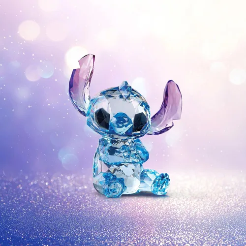 Vista 2 de Enesco Facets Disney Lilo and Stitch Figurina, 3.5 Pulgadas, Azul